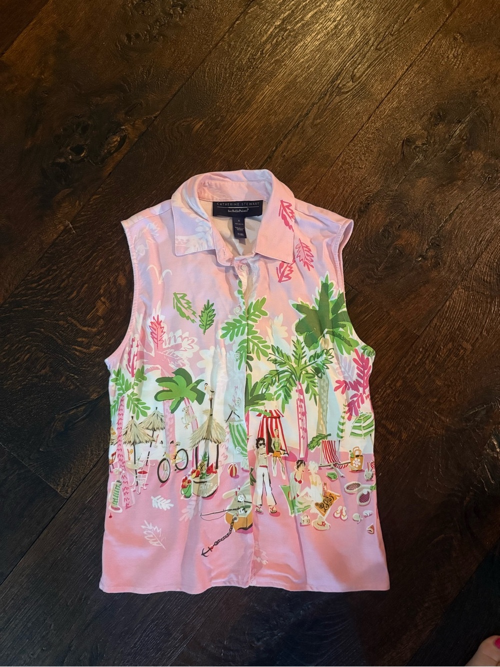 Catherine Stewart sleeveless top
